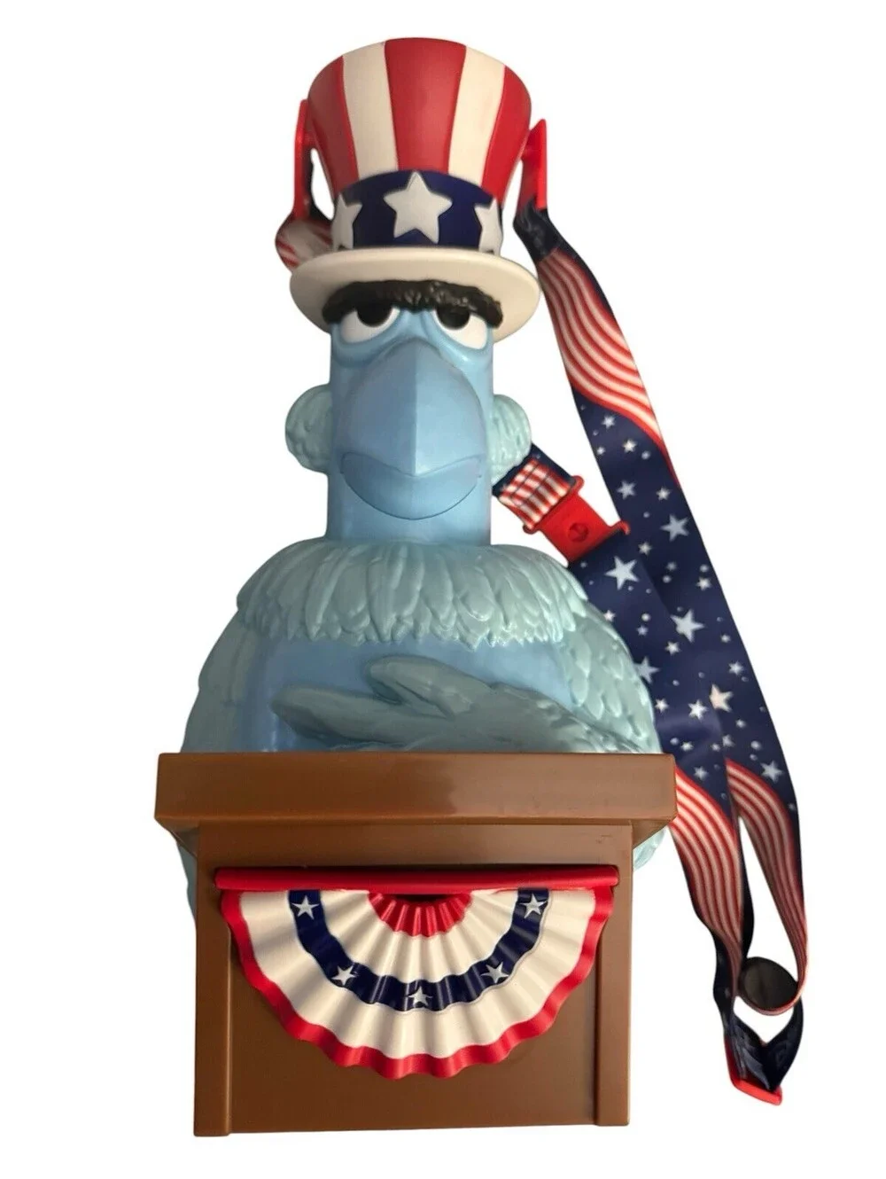 New Walt Disney World Muppets Sam Eagle Popcorn Bucket USA 250th 4th Of July